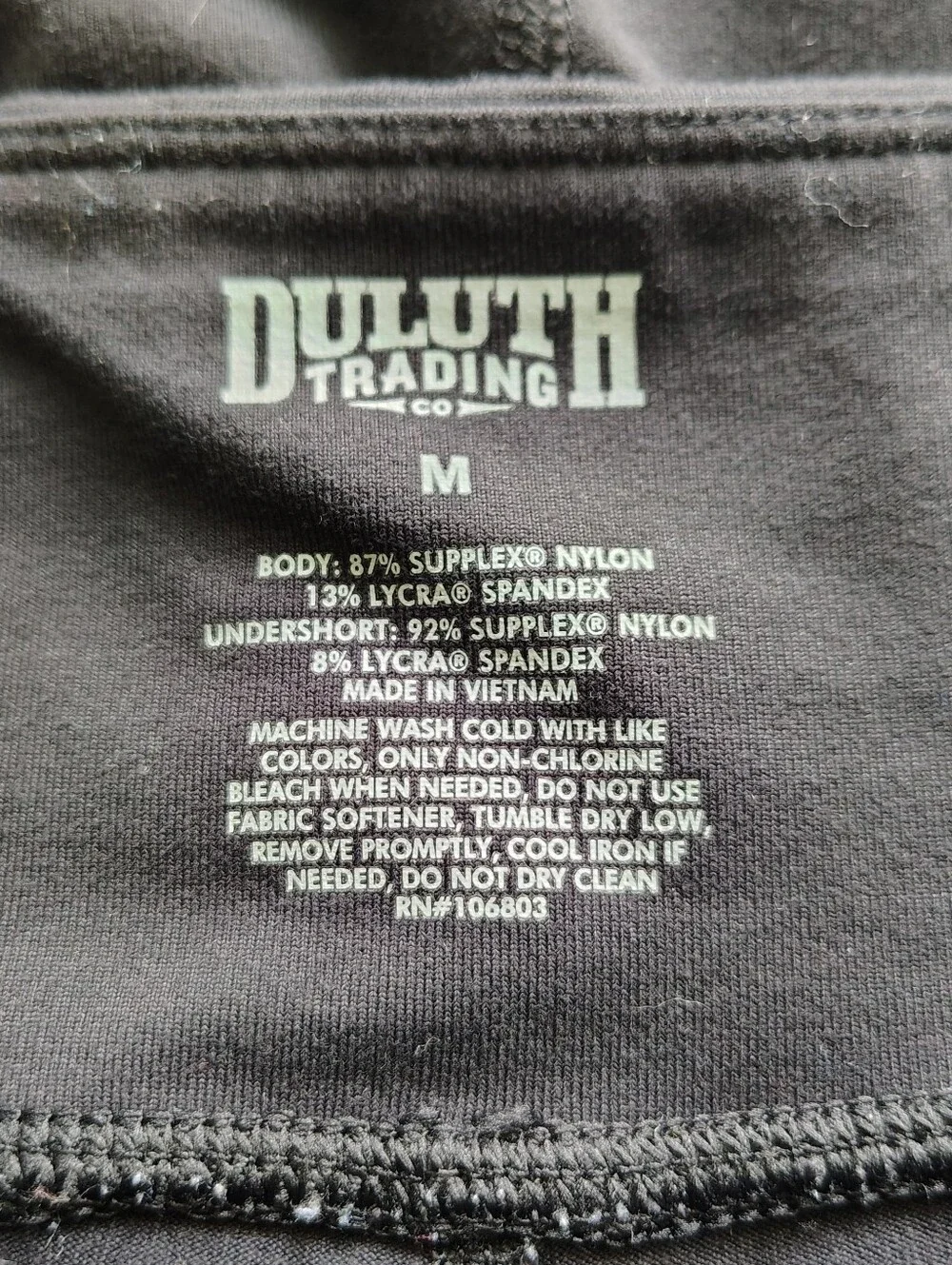 Duluth Trading NoGA Black Skort Medium